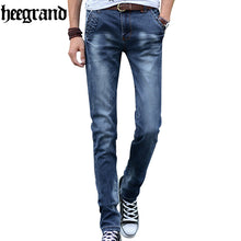 HEE GRAND 2017 Fashion Men Jeans New Arrival Design Slim Fit Fashion Jean For Man Good Quality Classic Blue Male Pants MKN848