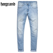 HEE GRAND 2017 New Spring Light Blue Fashion Men Jeans Casual School Young Denim Trousers Vaqueros Hombre MKN482