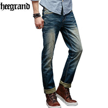 HEE GRAND 2017 New Arrival Men Fashion High Quality Straight Washing Archaize Jeans MKN530